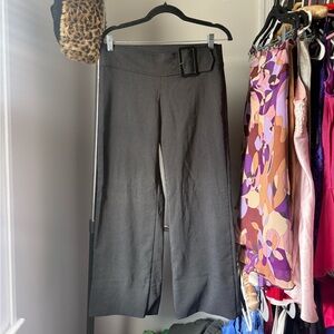 Stylish Black Pinstripe Women's Pants